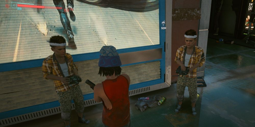 Cyberpunk 2077 Duplicate Characters Racing RC Cars