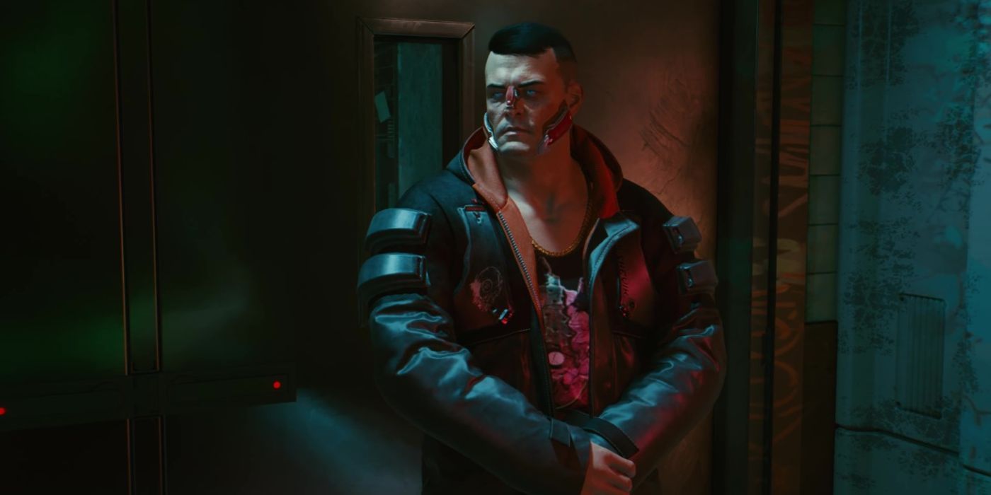 Cyberpunk 2077 Emmerick Bronson the bouncer at the Afterlife