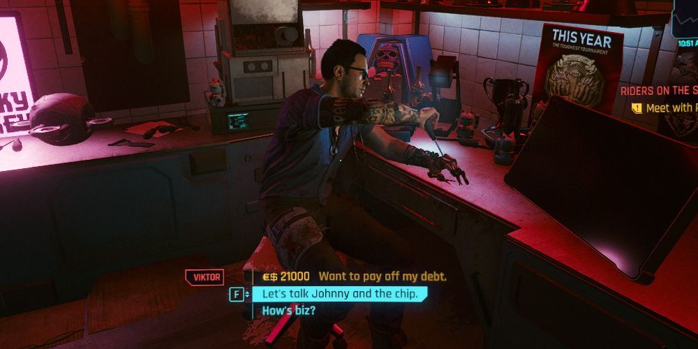 Cyberpunk 2077 Viktor debt