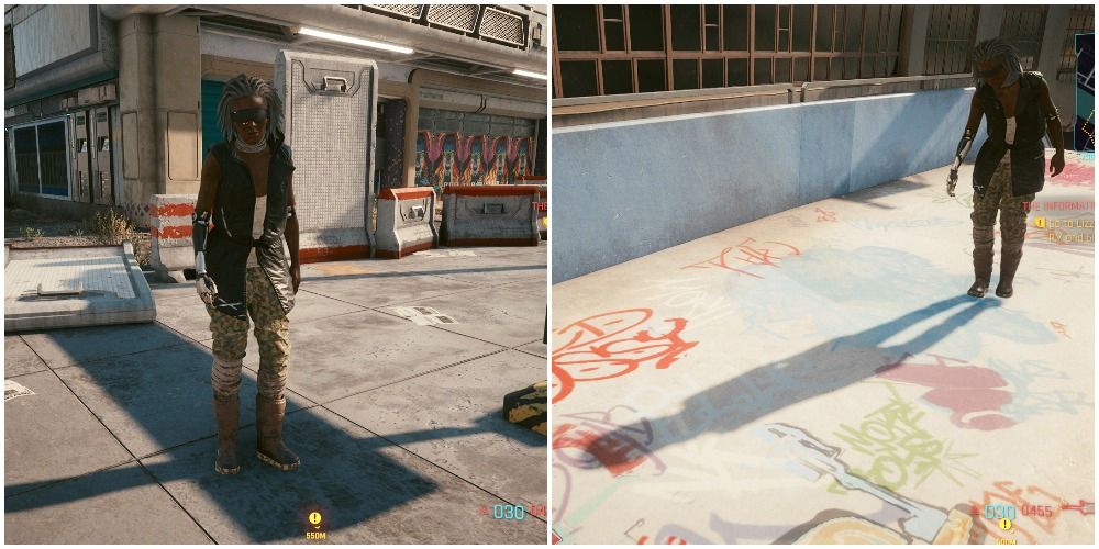 Cyberpunk 2077 Waheeda Collage Walking And Painting