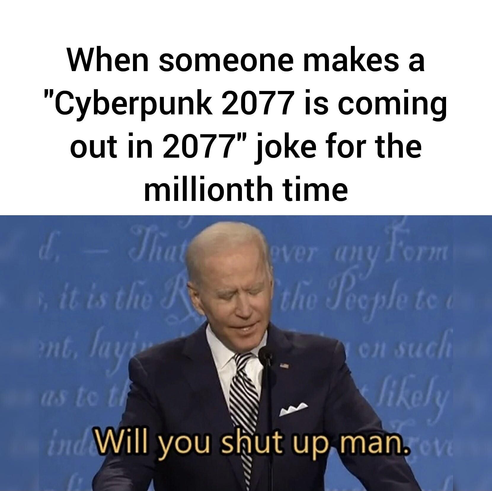 Cyberpunk 2077 Release Meme