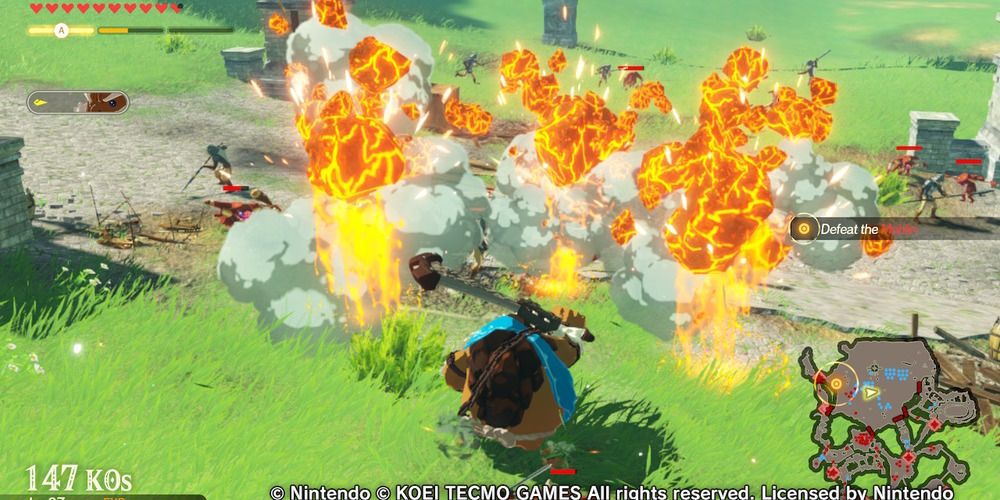 Daruk's unique action in Age of Calamity
