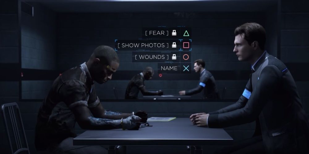 Detroit Become Human Interrogation Ask About Wounds