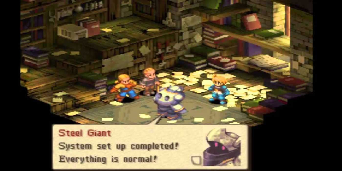 Final Fantasy Tactics for the PS1. Cutscene.