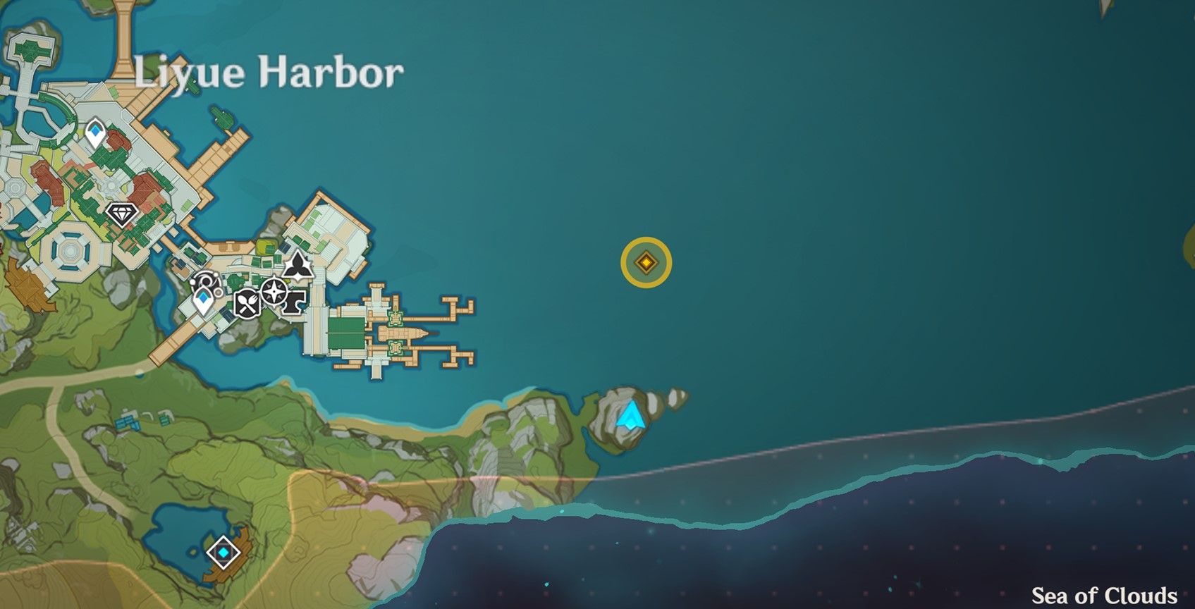 Pearl Galley Map Location, Step 1
