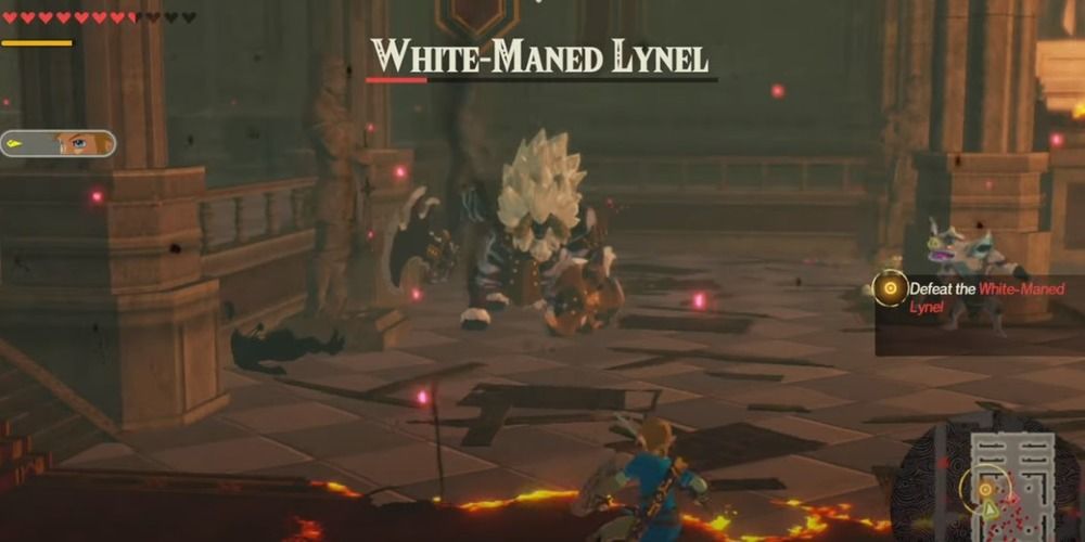 Hyrule Castle's interior in Age of Calamity