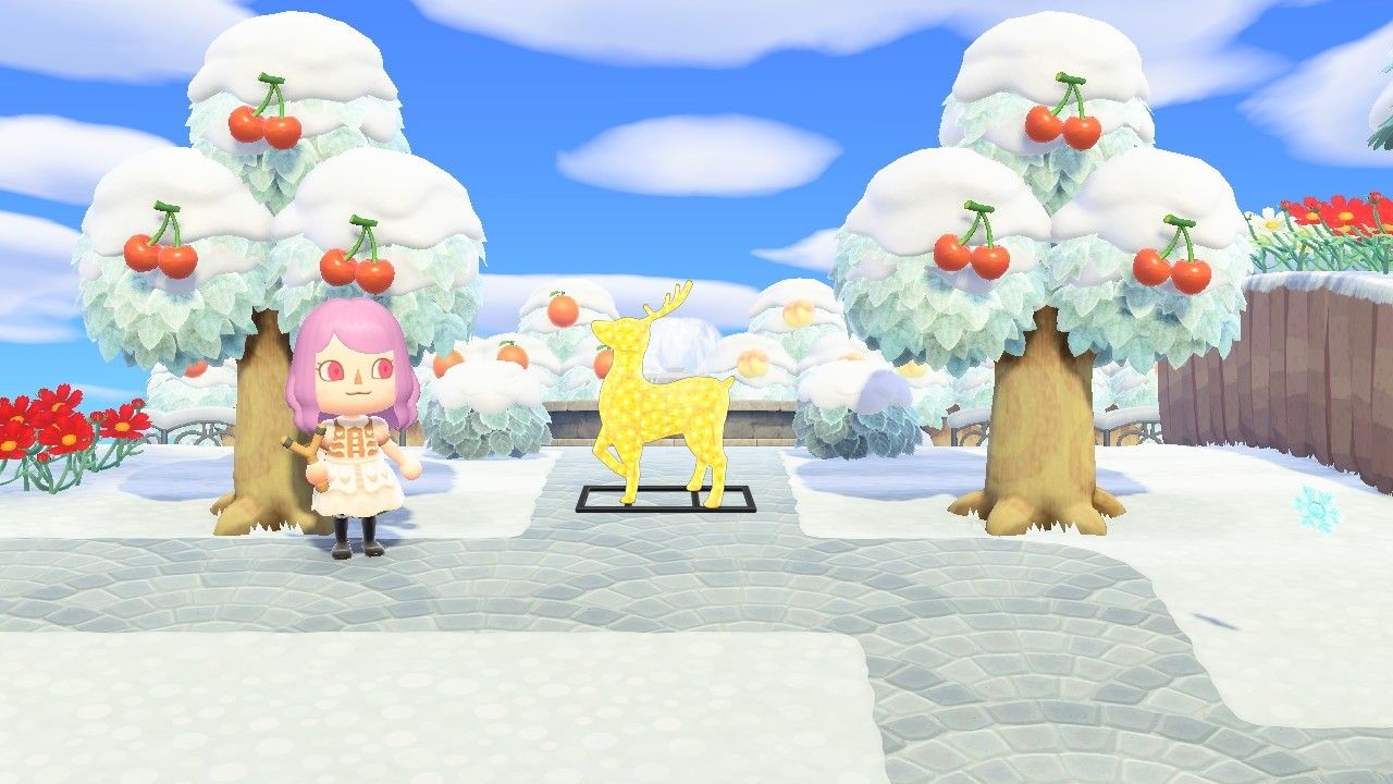 Illuminated Reindeer Animal Crossing