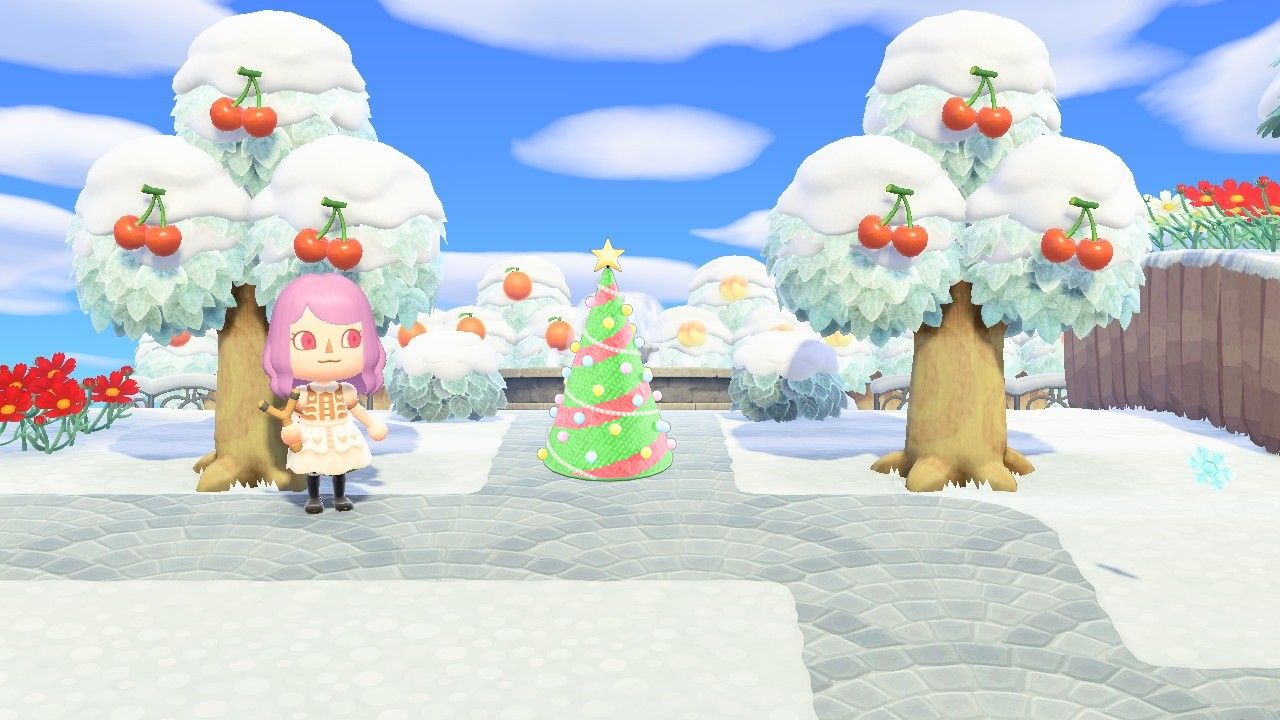 Illuminated Tree Animal Crossing