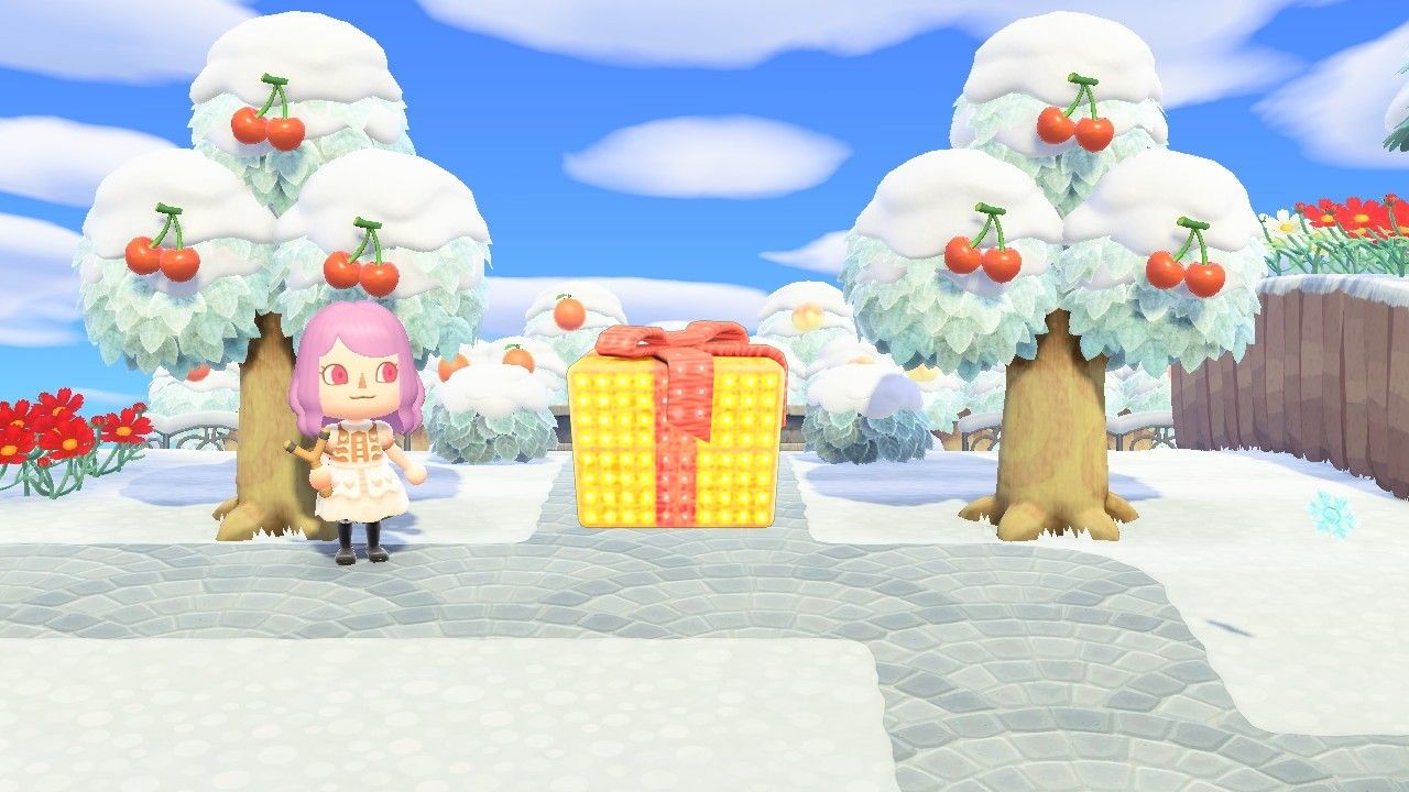 Illuminated Present Animal Crossing