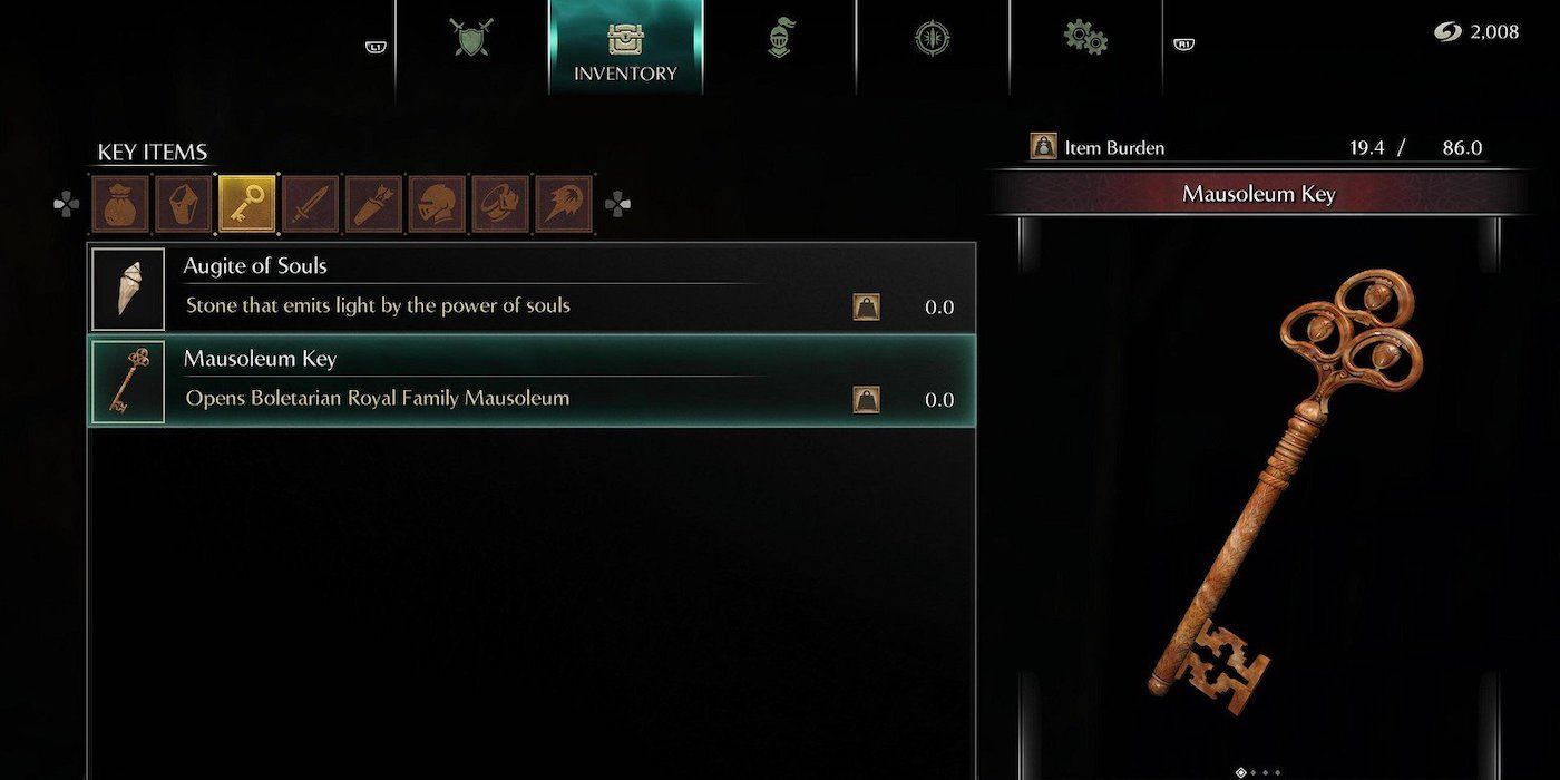 Item inventory demons souls