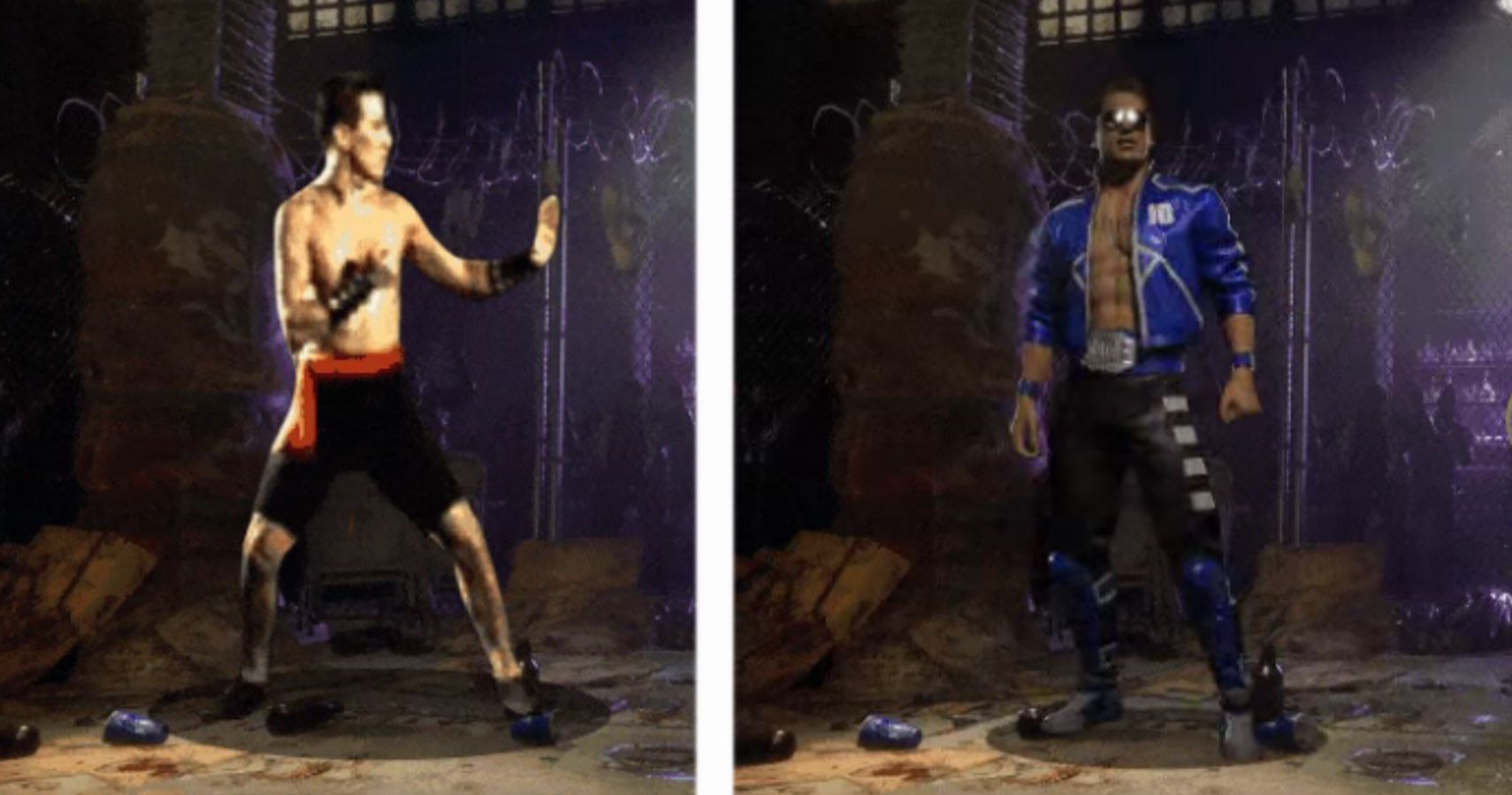 Johnny Cage from 1992 and 2019