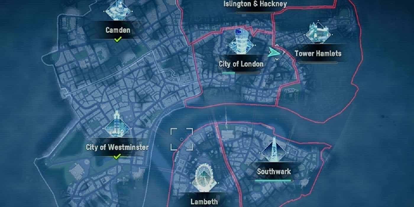 Watch Dogs: Legion City Map View