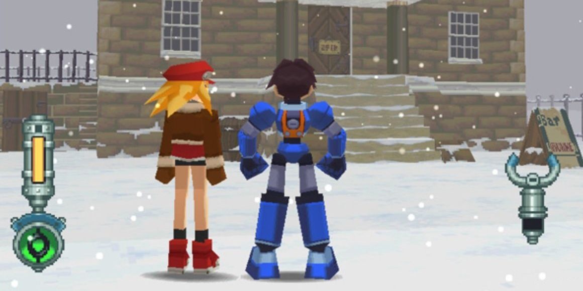 Capcom Mega Man Legends 2 Roll Mega Man Snow