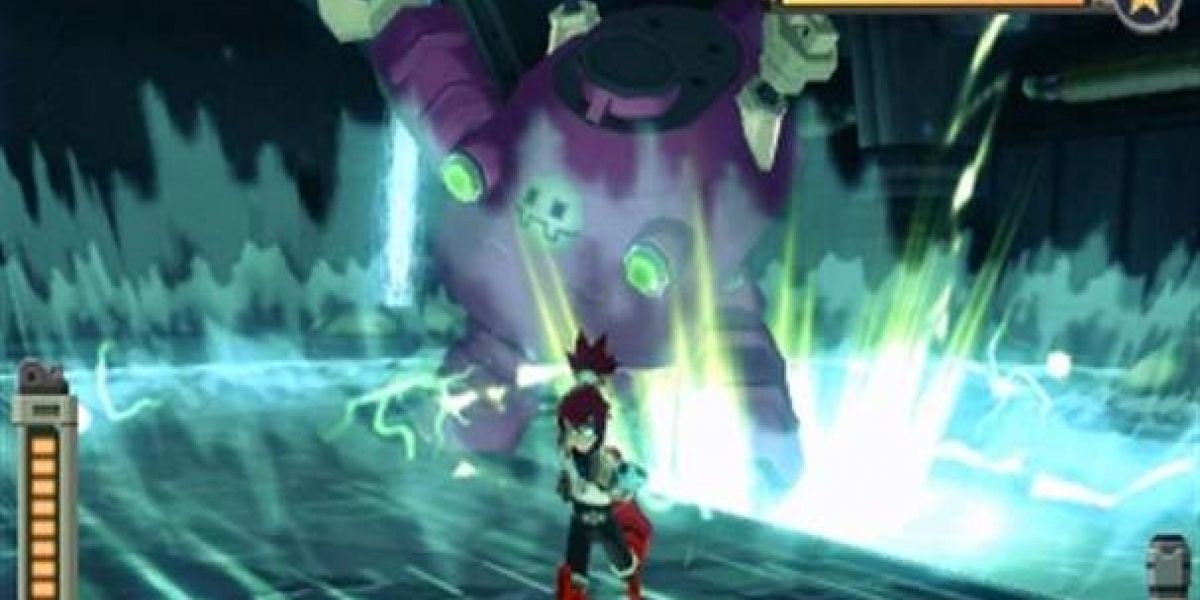 Capcom Mega Man Legends 3 Barrett Robot Fight