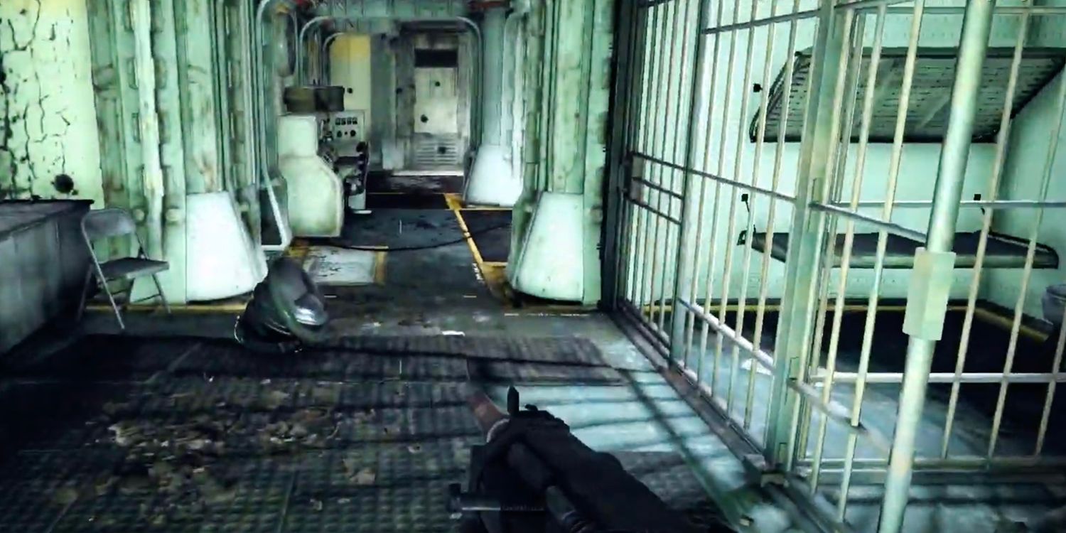 Holding Cells In Bunker Military Wing