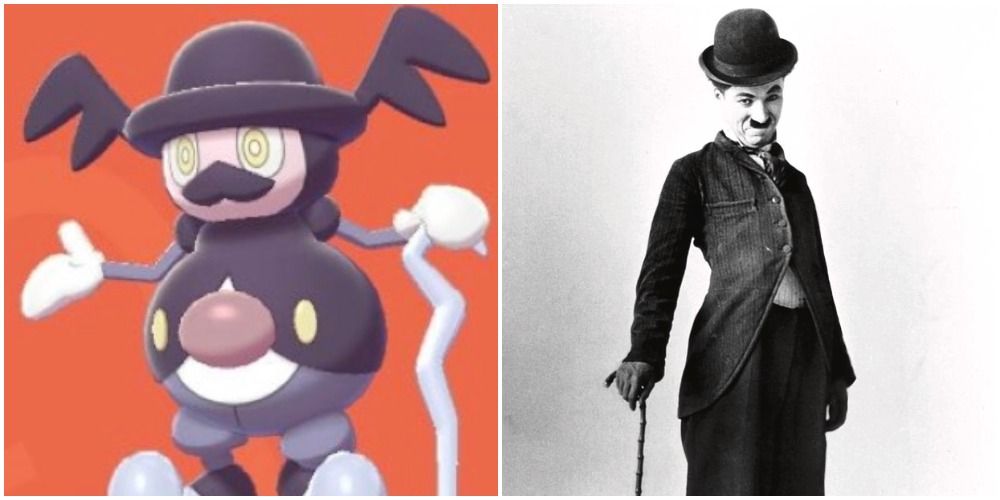 Mr Rime and Charlie Chaplin as Tramp (slightly lower res)
