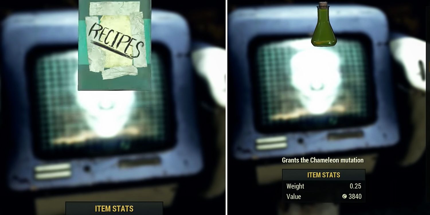 Mutation Serum and Recipe Items
