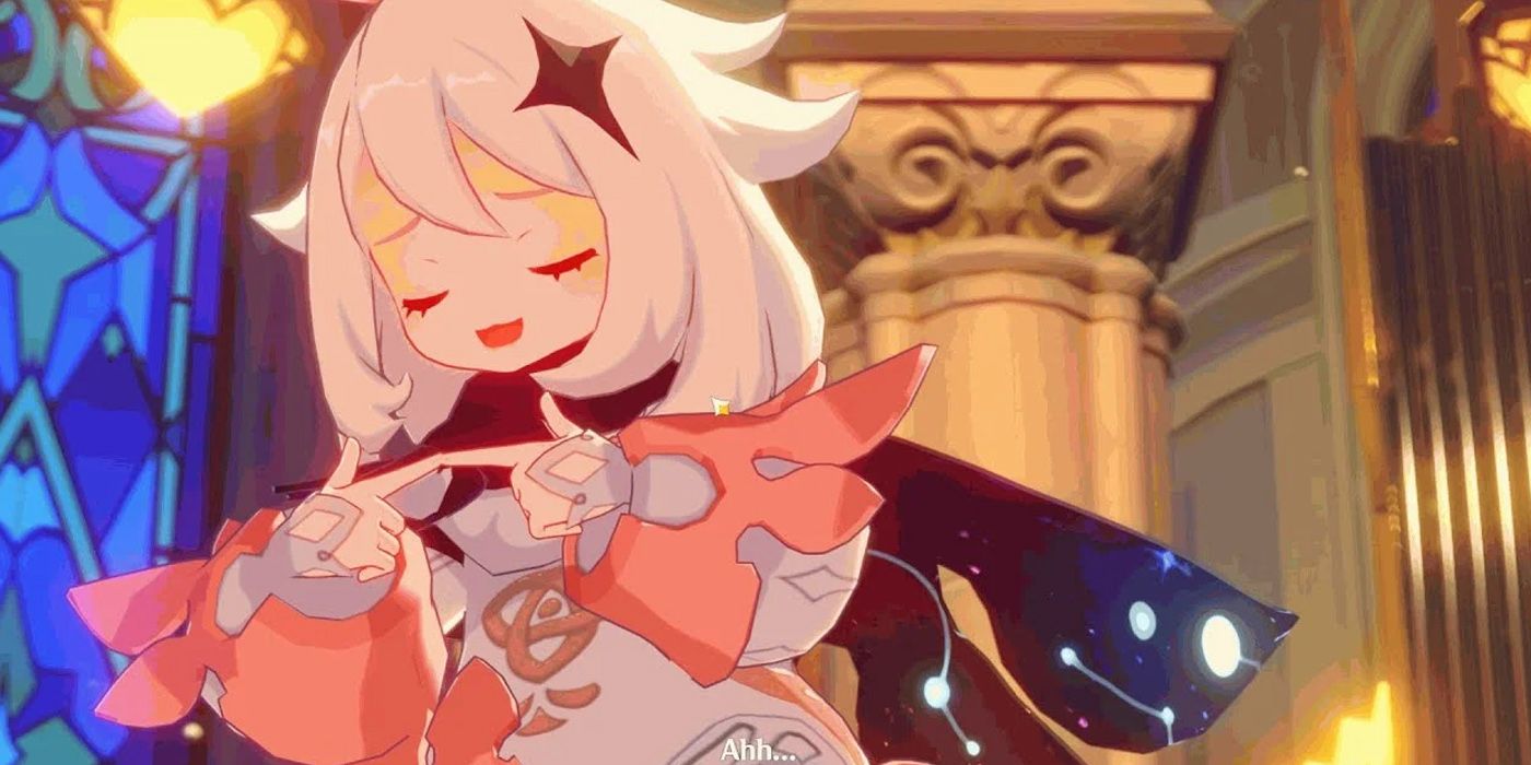 Genshin Impact: Paimon Acting Shy