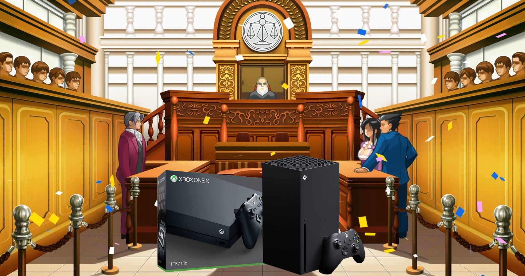 Phoenix Wright Xbox Court Case Cover
