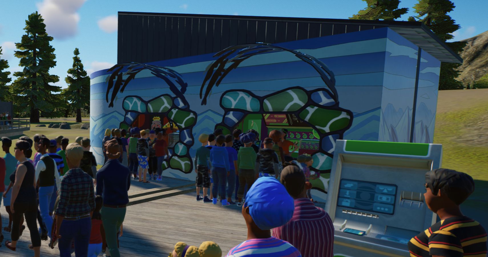 Aquatic themed shops
