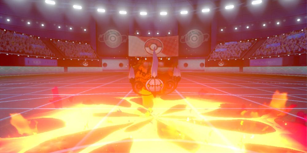 Chandelure using Burning Jealousy Sword and Shield