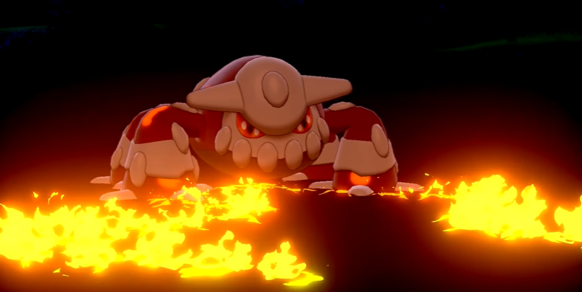 Heatran using Magma Storm in Sword and Shield