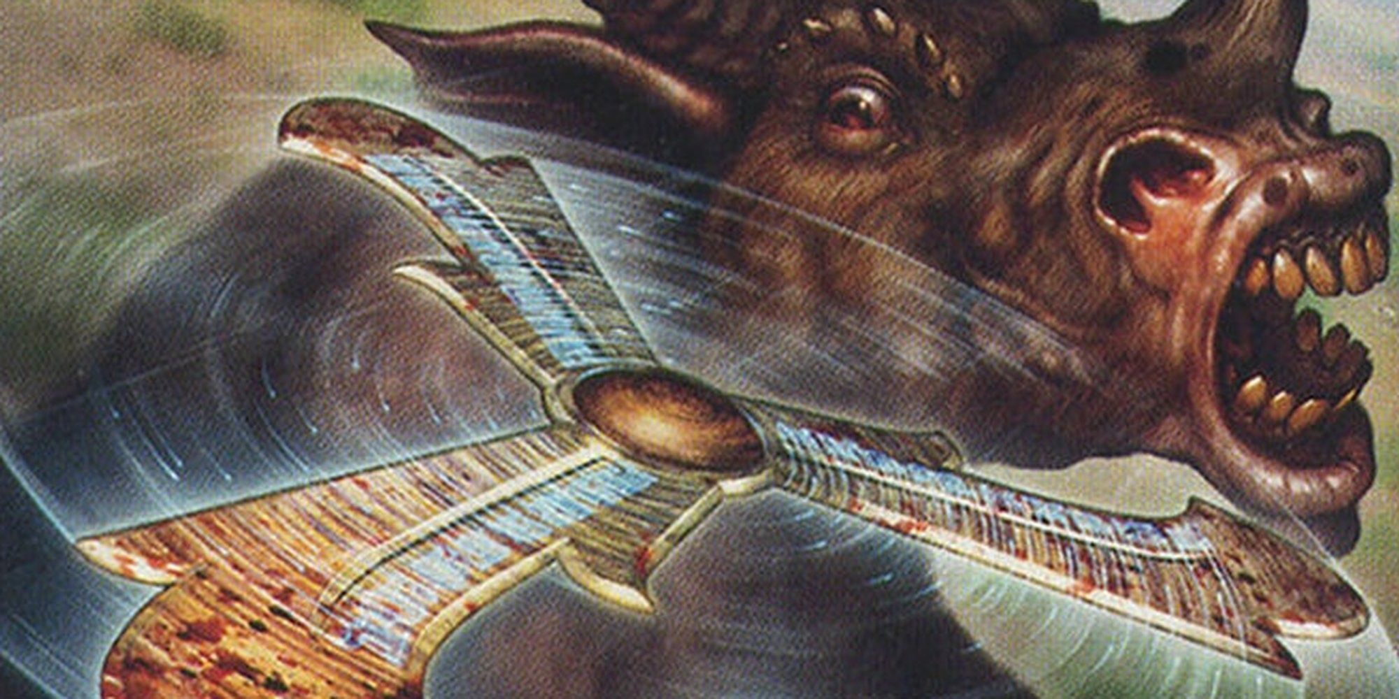 razor boomerang art