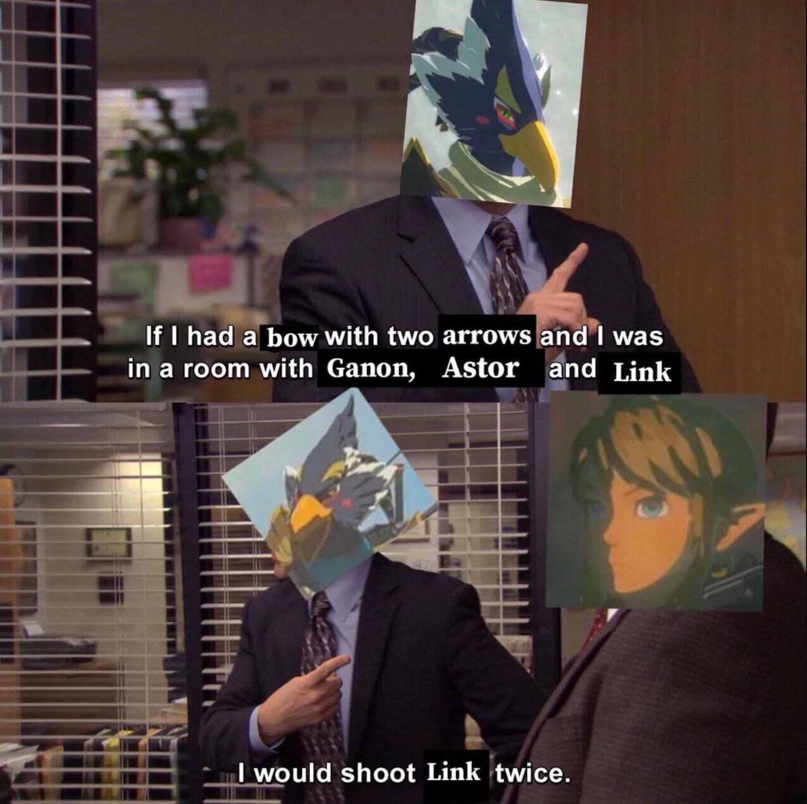 Revali hates Link Age of Calamity