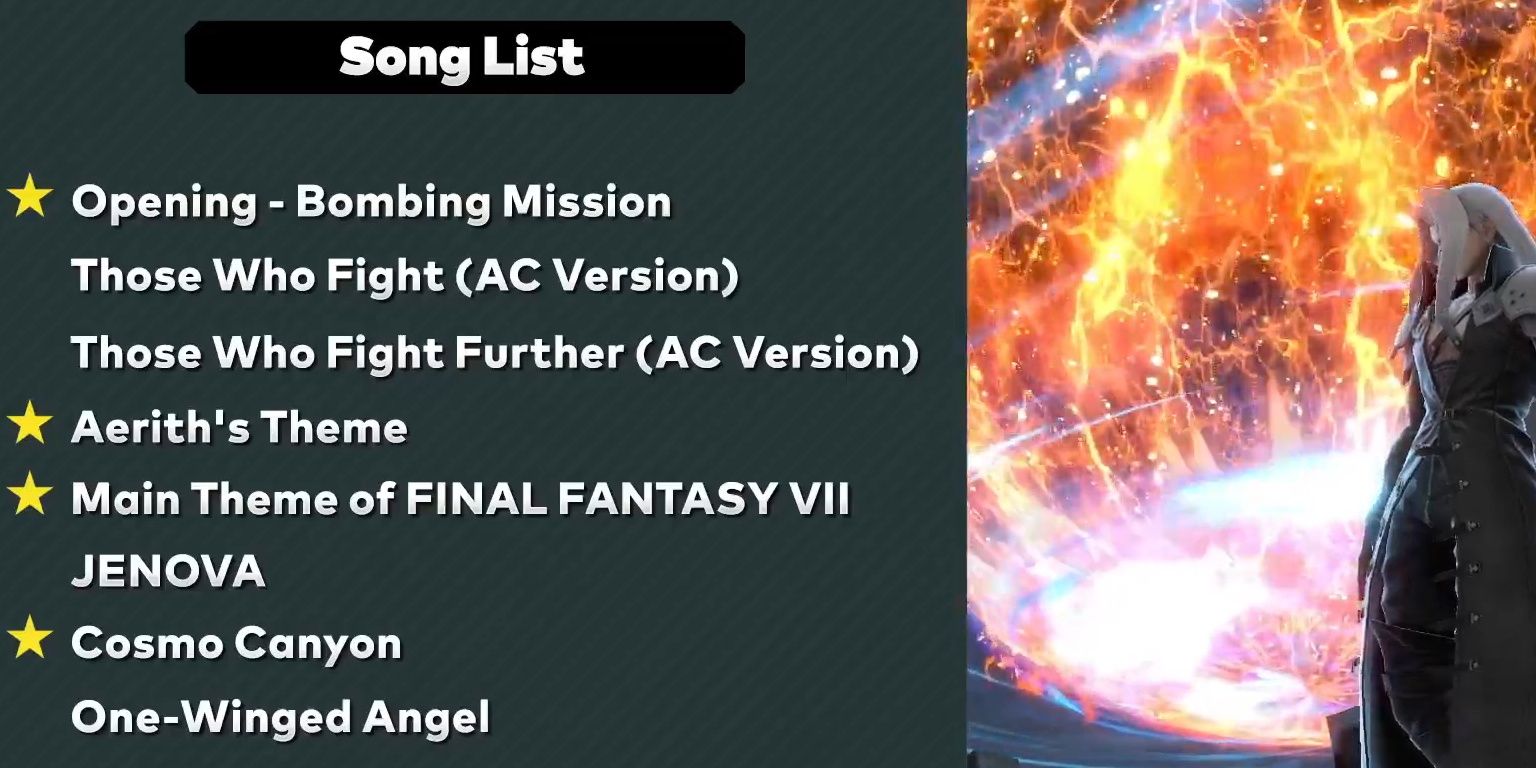 SSBU FF7 Music