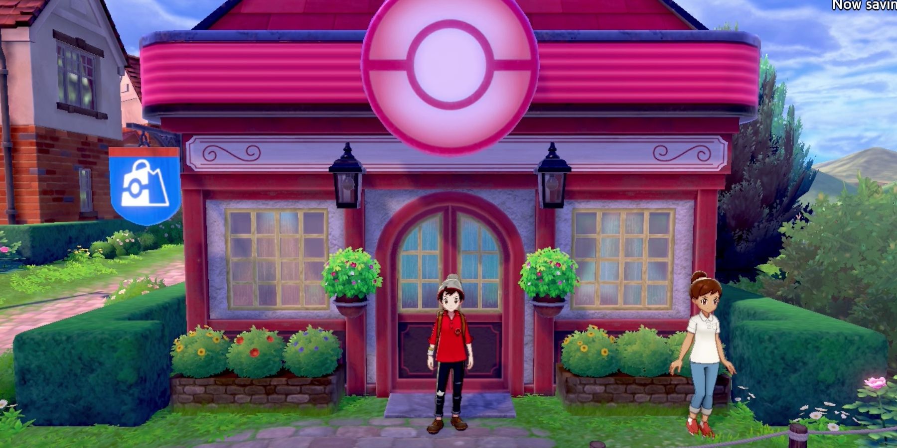 sword and shield pokemon center