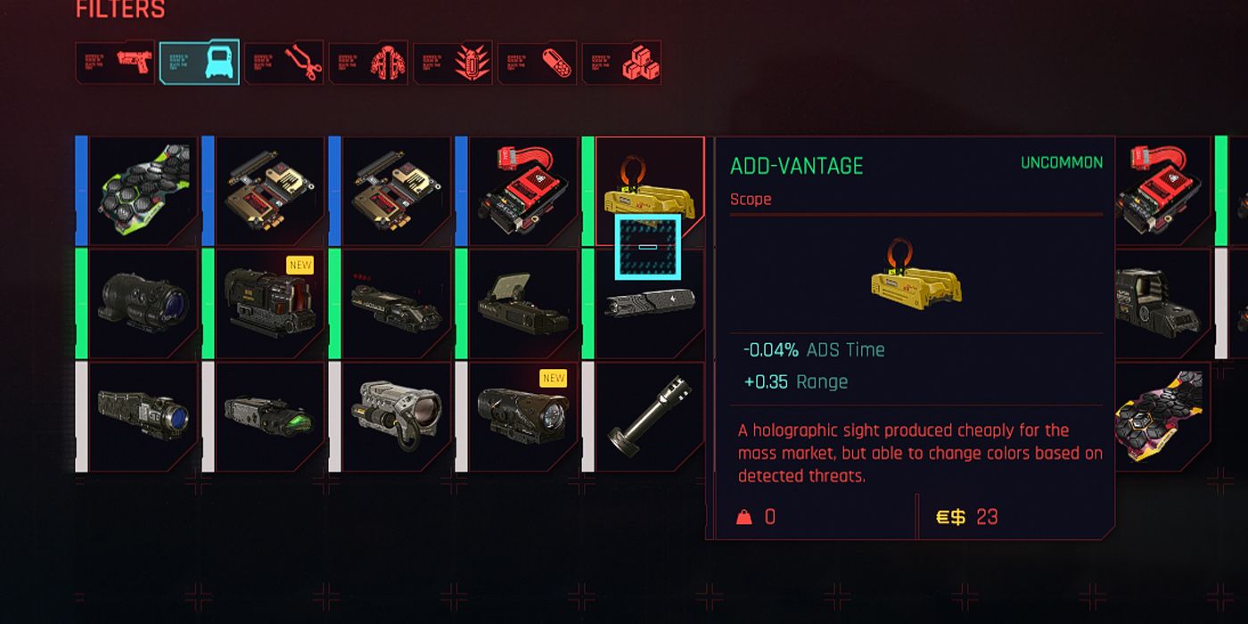 Cyberpunk 2077: Gun Mods
