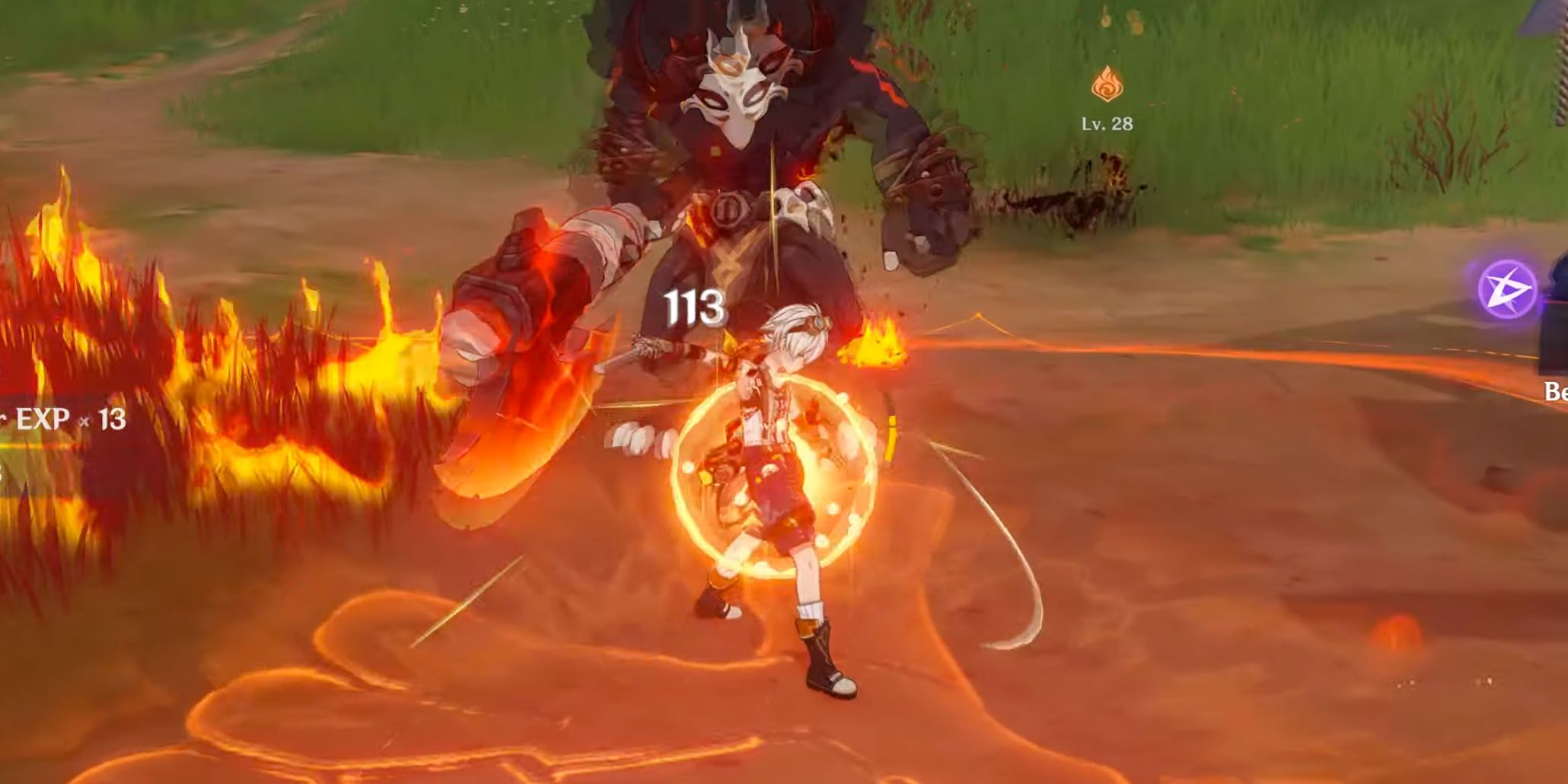 Genshin Impact Bennett Burst Element