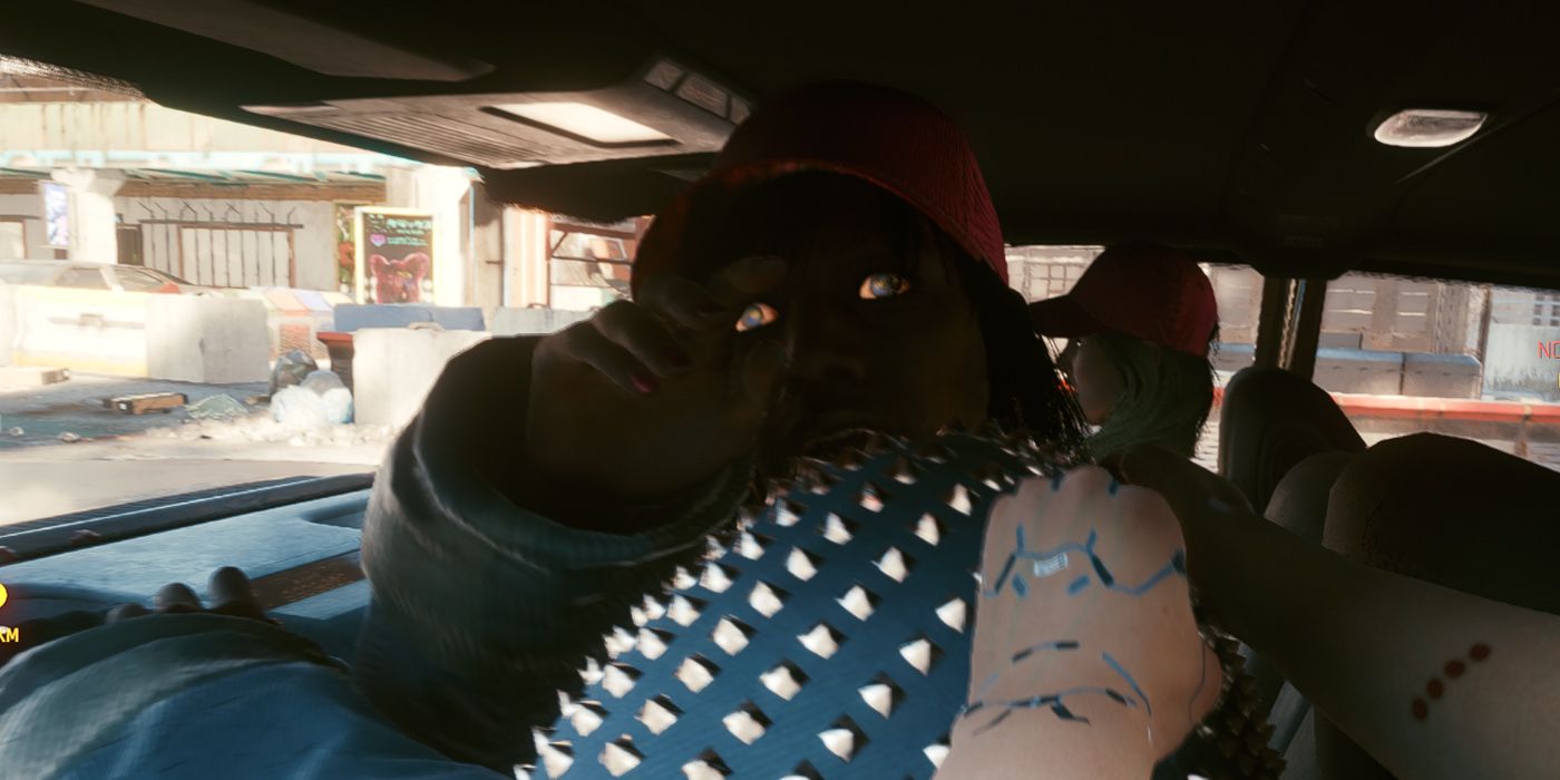 Cyberpunk 2077: Pulling Someone Out Of Their Car