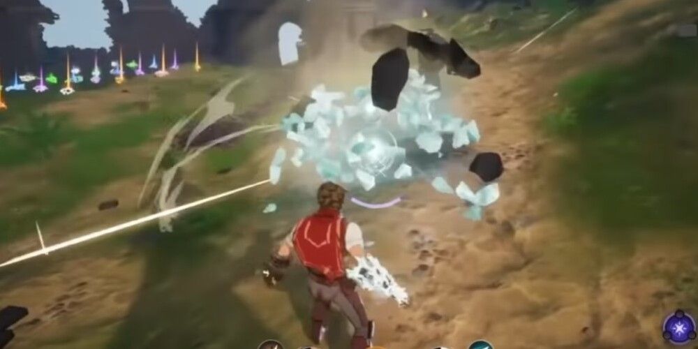 Stone plus Ice combo in Spellbreak