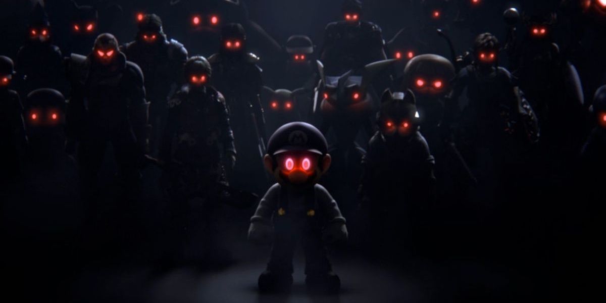 A cutscene prior to World of Light in Super Smash Bros Ultimate
