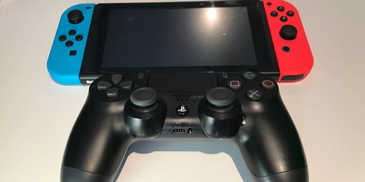 PS4 controller and Nintendo Switch