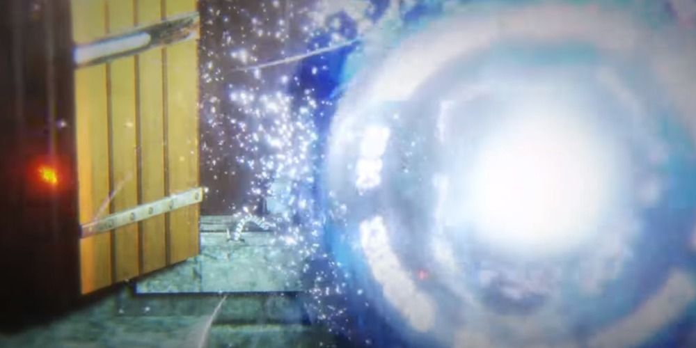 Terrako summoning a time portal with the song of time
