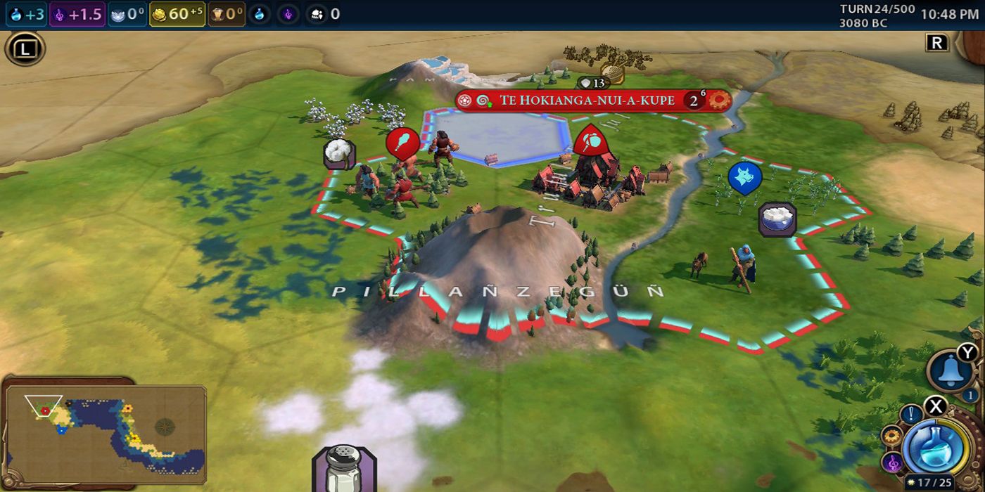 Volcano Starting Point in Civilization 6
