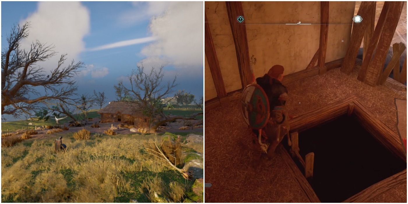 Abandoned house serves as entrance for Cavern of Trials in Assassin's Creed Valhalla