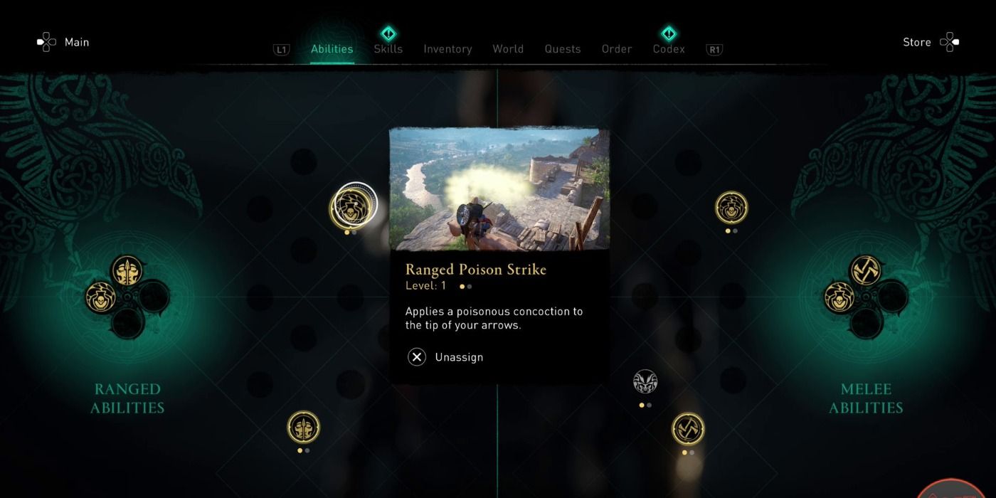 Ranged Poison Strike ability in Assassin's Creed Valhalla