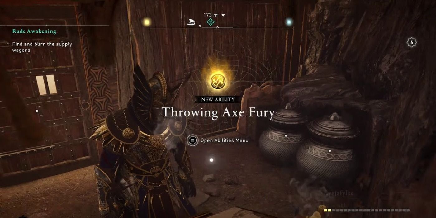 Throwing Axe Fury ability in Assassin's Creed Valhalla