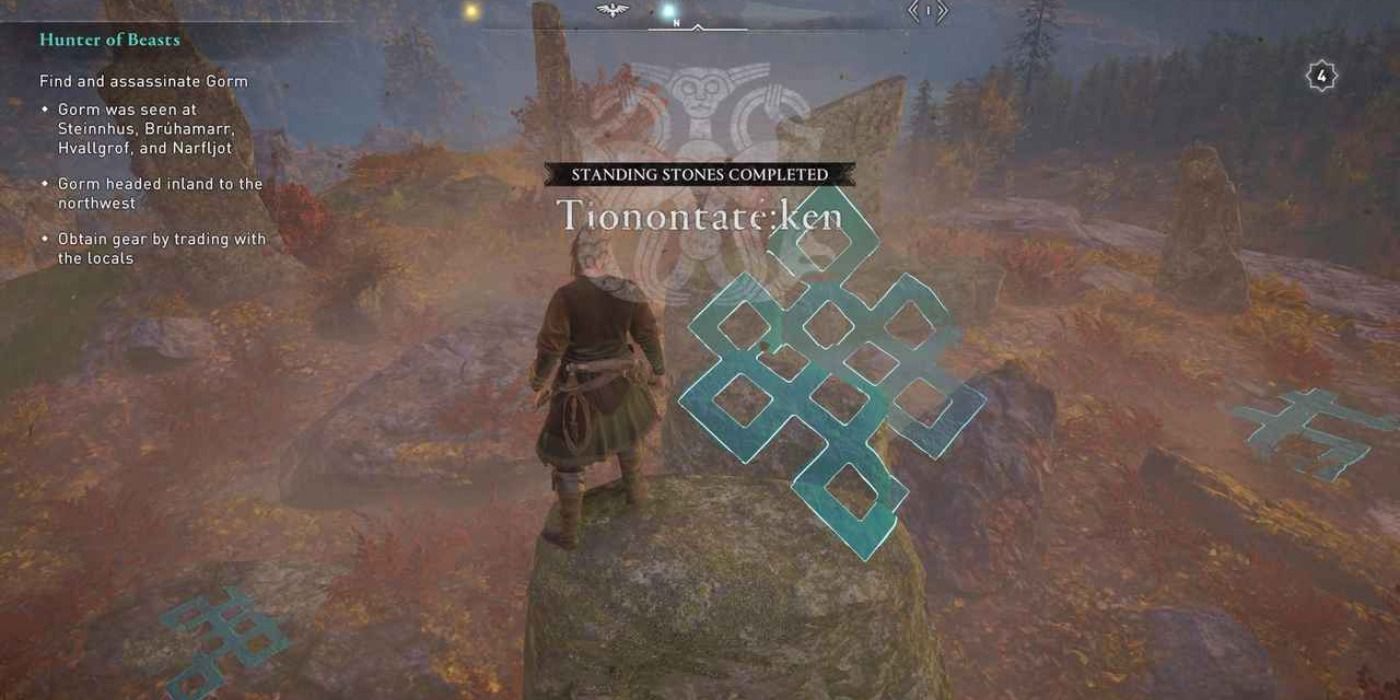 Standing stones in Vinland in Assassin's Creed Valhalla