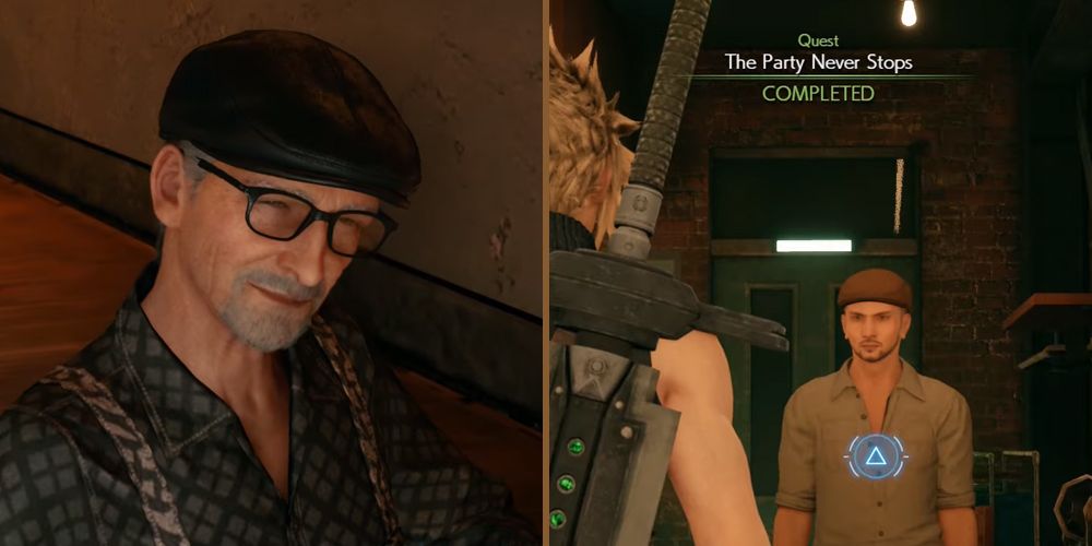 Handing in the The Party Never Stops (Chocobo Sam) side quest in Final Fantasy VII Remake
