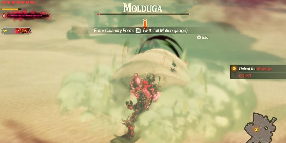 hyrule warriors age of calamity Unique Action calamity ganon