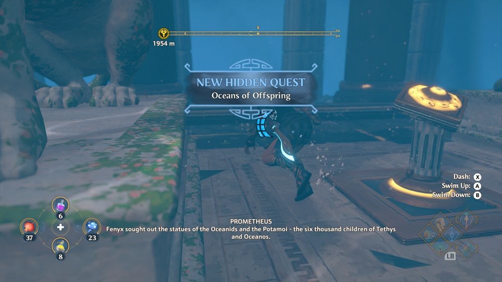 immortals fenyx rising oceans of offspring quest