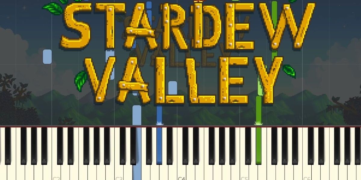 Piano playing Stardew´s Valley Music