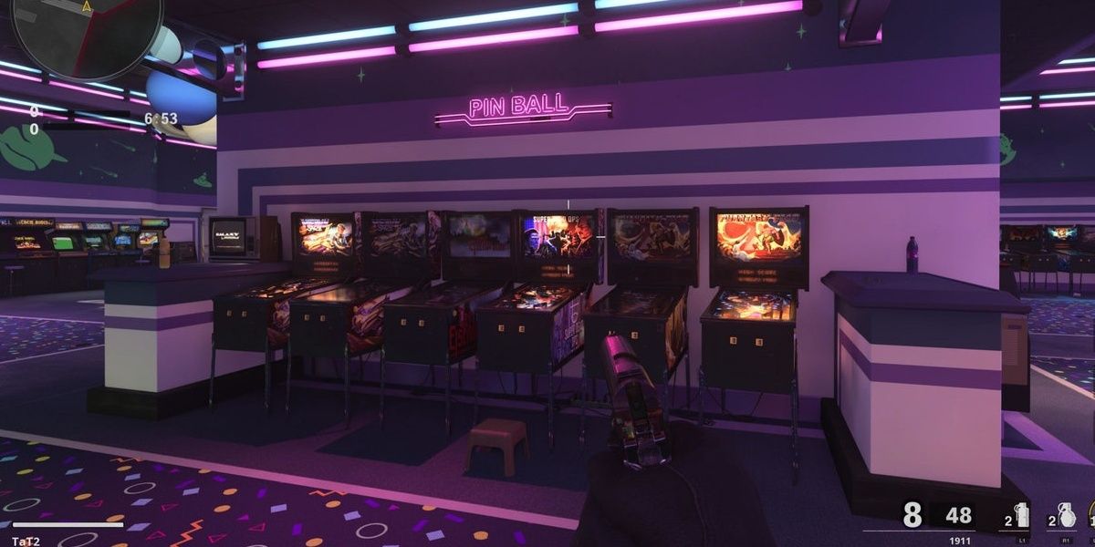Pinball machines in Call of Duty Cold War