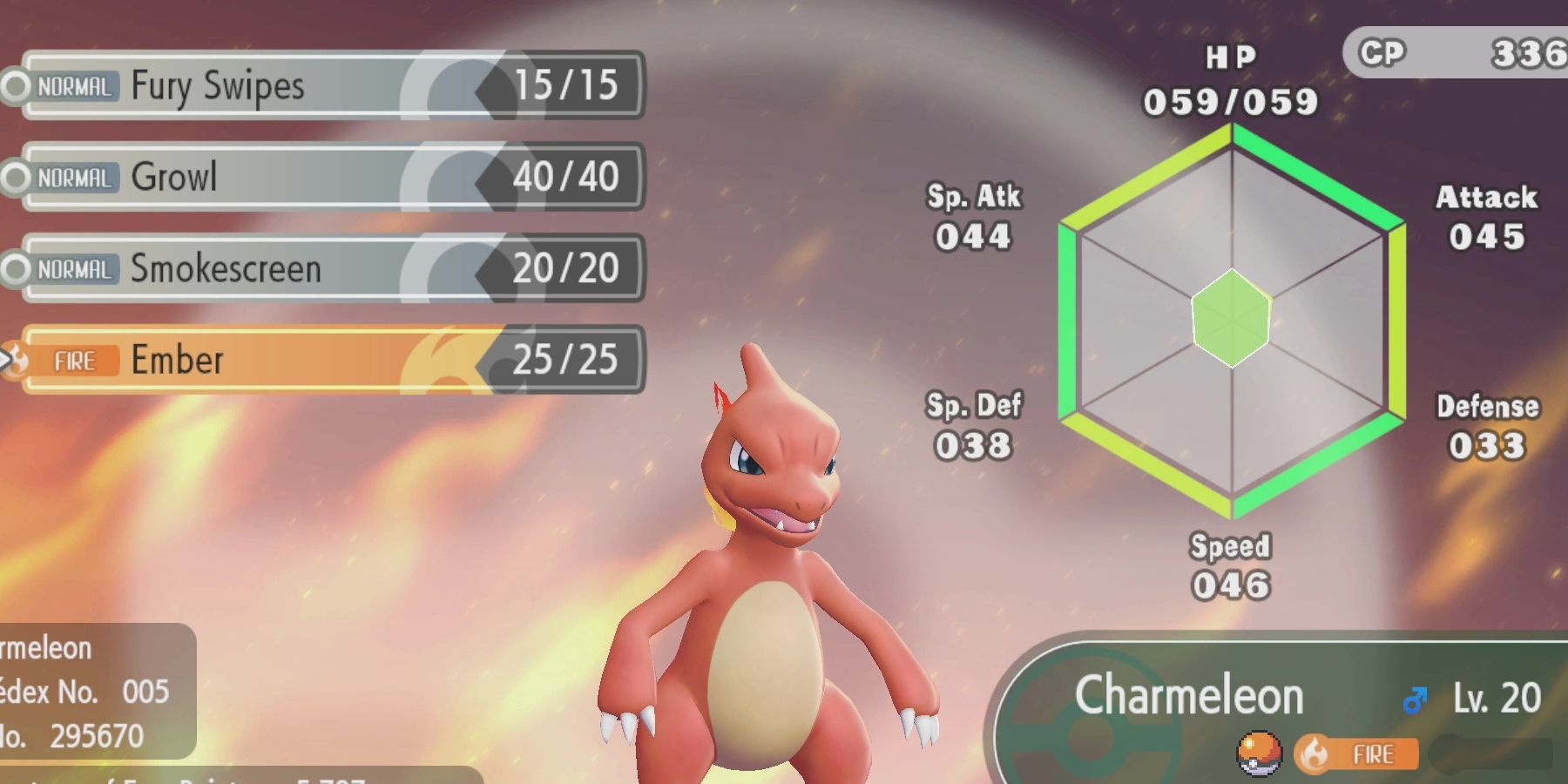 pokemon lets go charmeleon