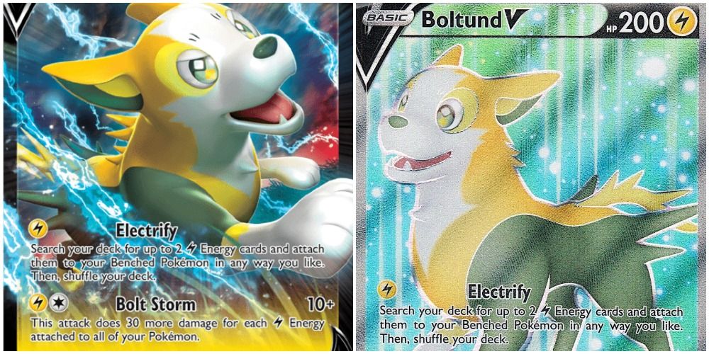 pokemon tcg boltund v both arts