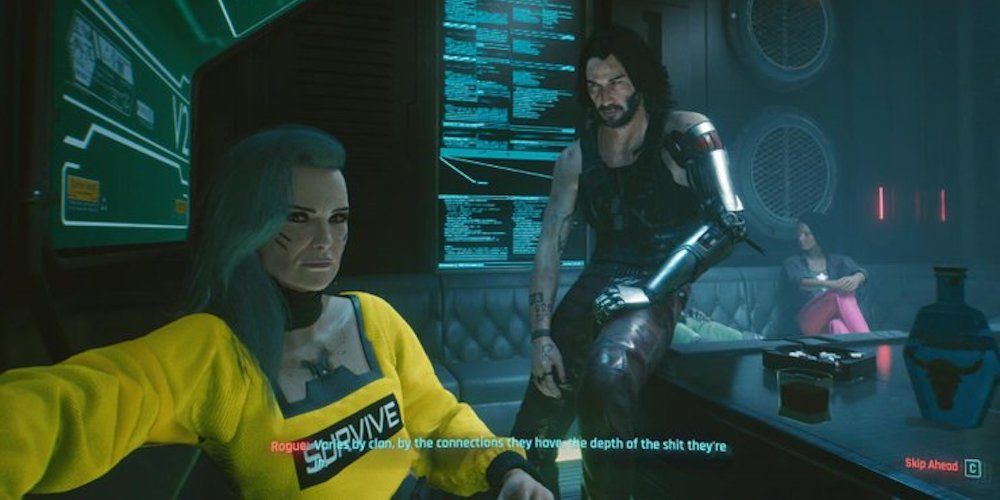rogue and johnny cyberpunk 2077